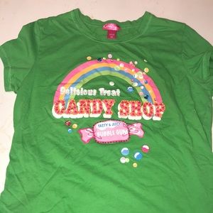 Green beaded Candy LaSENZA TEE